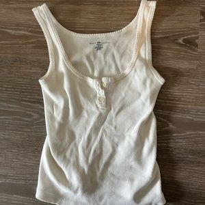 Brandy Melville White Tank OS